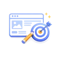 Icône représentant la création de site sur mesure et personnalisé